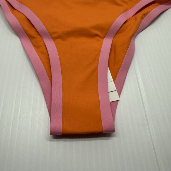 L Space Bikini Bottom Women's Tangerine / Guava Fused Camacho Classic Size S - Picture 5 of 8